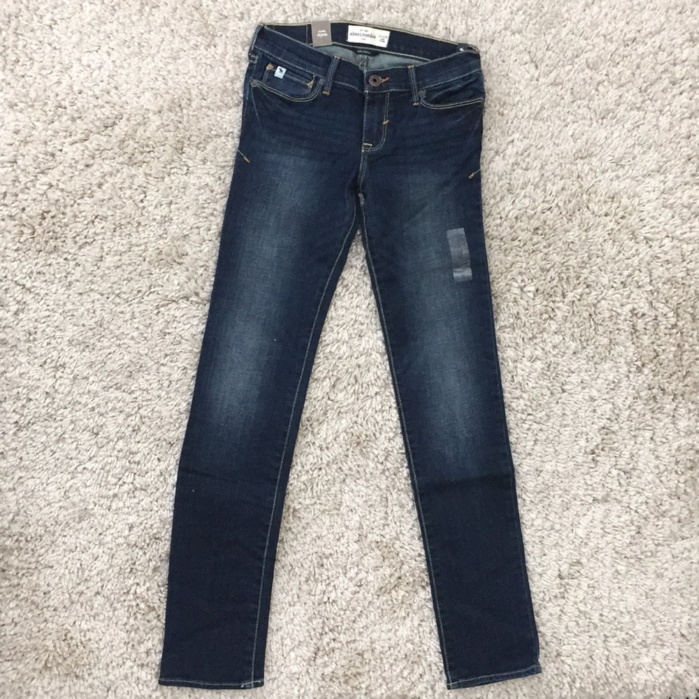 NWT Abercrombie kids cute stretch skinny jeans
